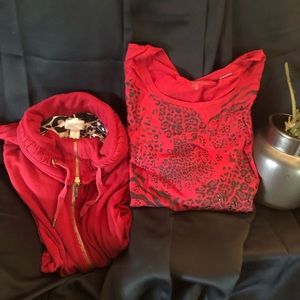 Chico’s size 2 jacket and shirt